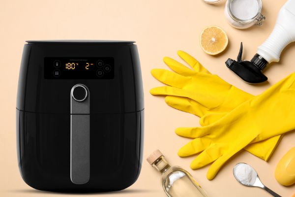 misturas caseiras para limpar air fryer